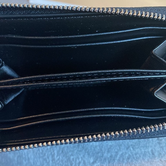 🖤🤍MICHAEL MICHAEL KORS🖤🤍Snakeskin Embossed Jet Set Sm Zip Around Card Case/NWOT - Picture 5 of 5